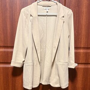Maurices Beige Open-Front Blazer